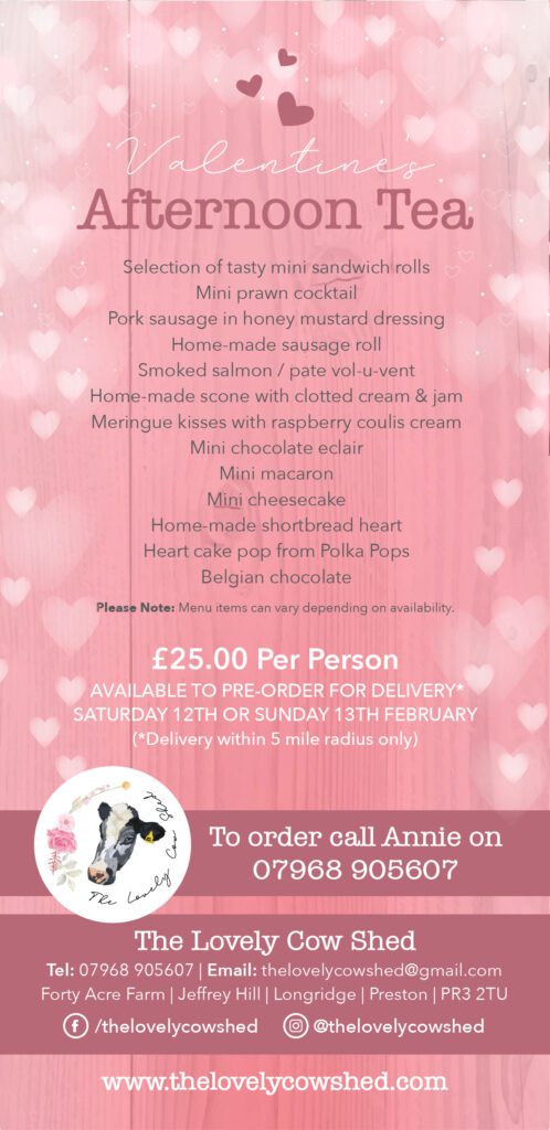 Valentines Day at The Lovely Cow Shed