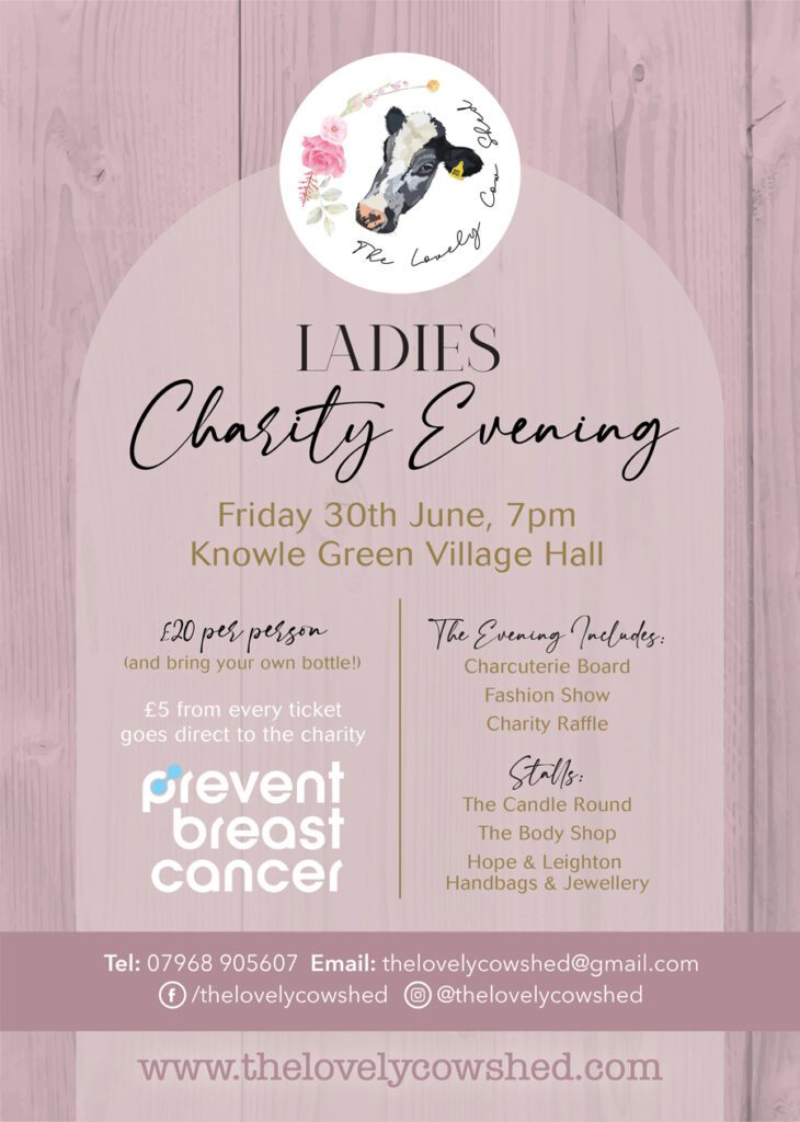 The Lovely Cow Shed Ladies Charity Evening