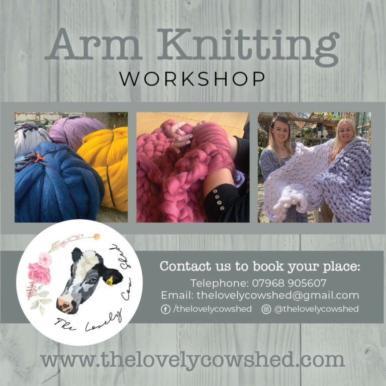 The Lovely Cow Shed Arm Knitting Workshop Image