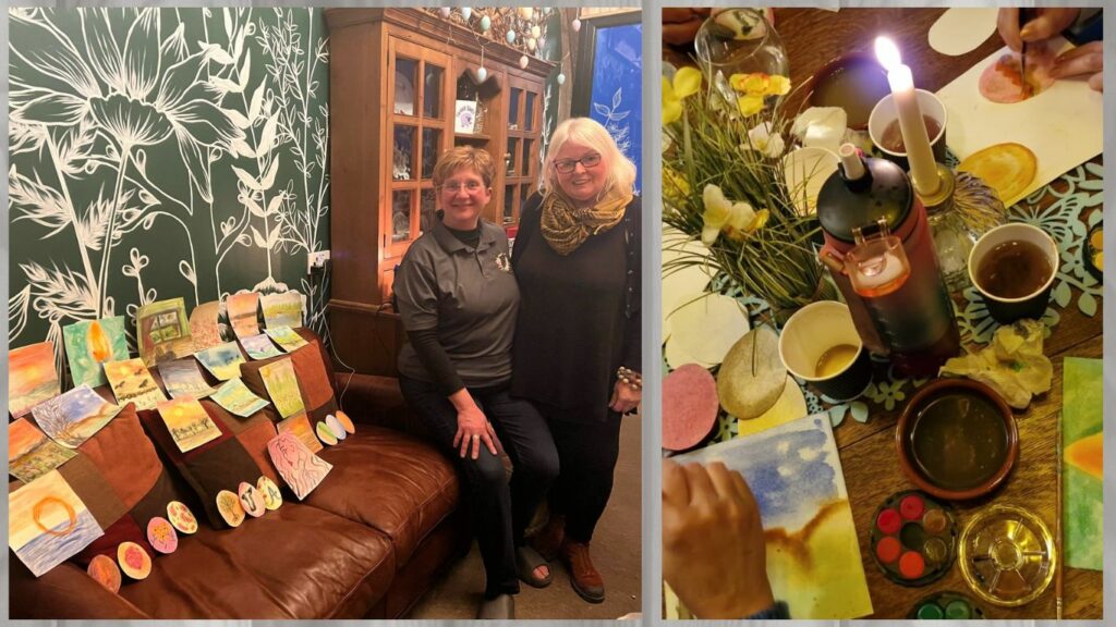 Business Networking Group, Annie Lupton and local artist Julie Rainford